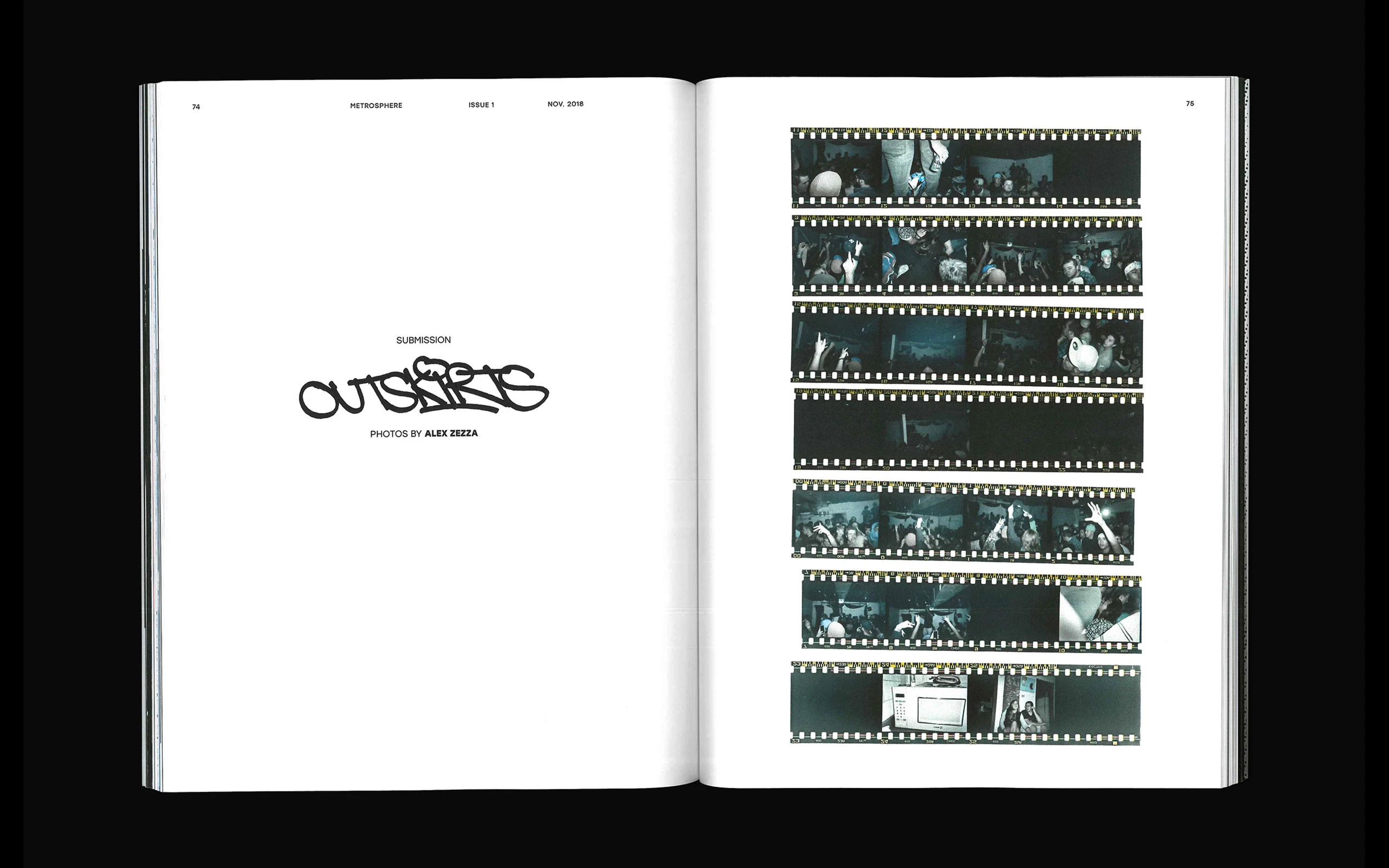 Seventh spread of issue one, November, 2018