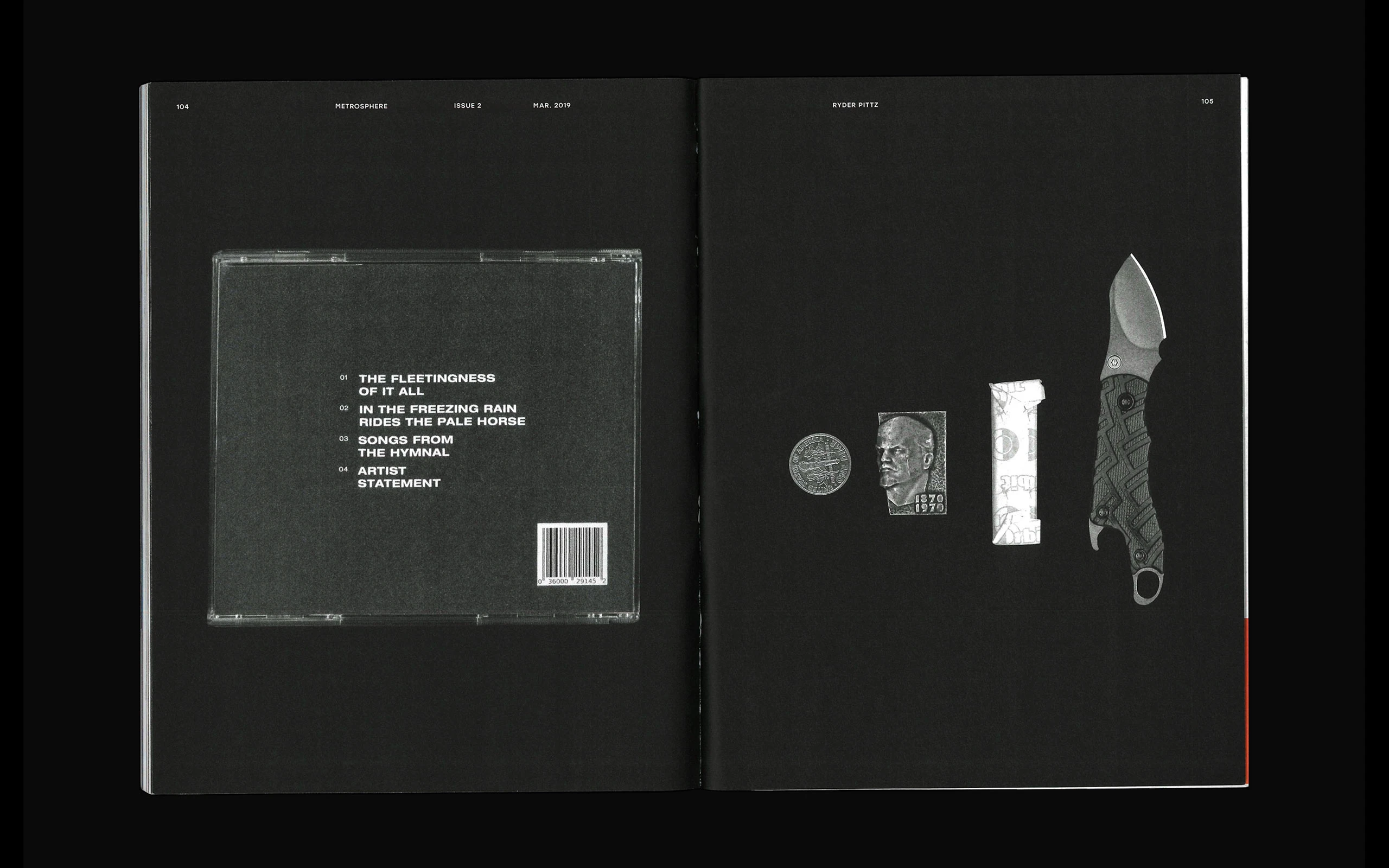 Sixth spread of issue two, March, 2019