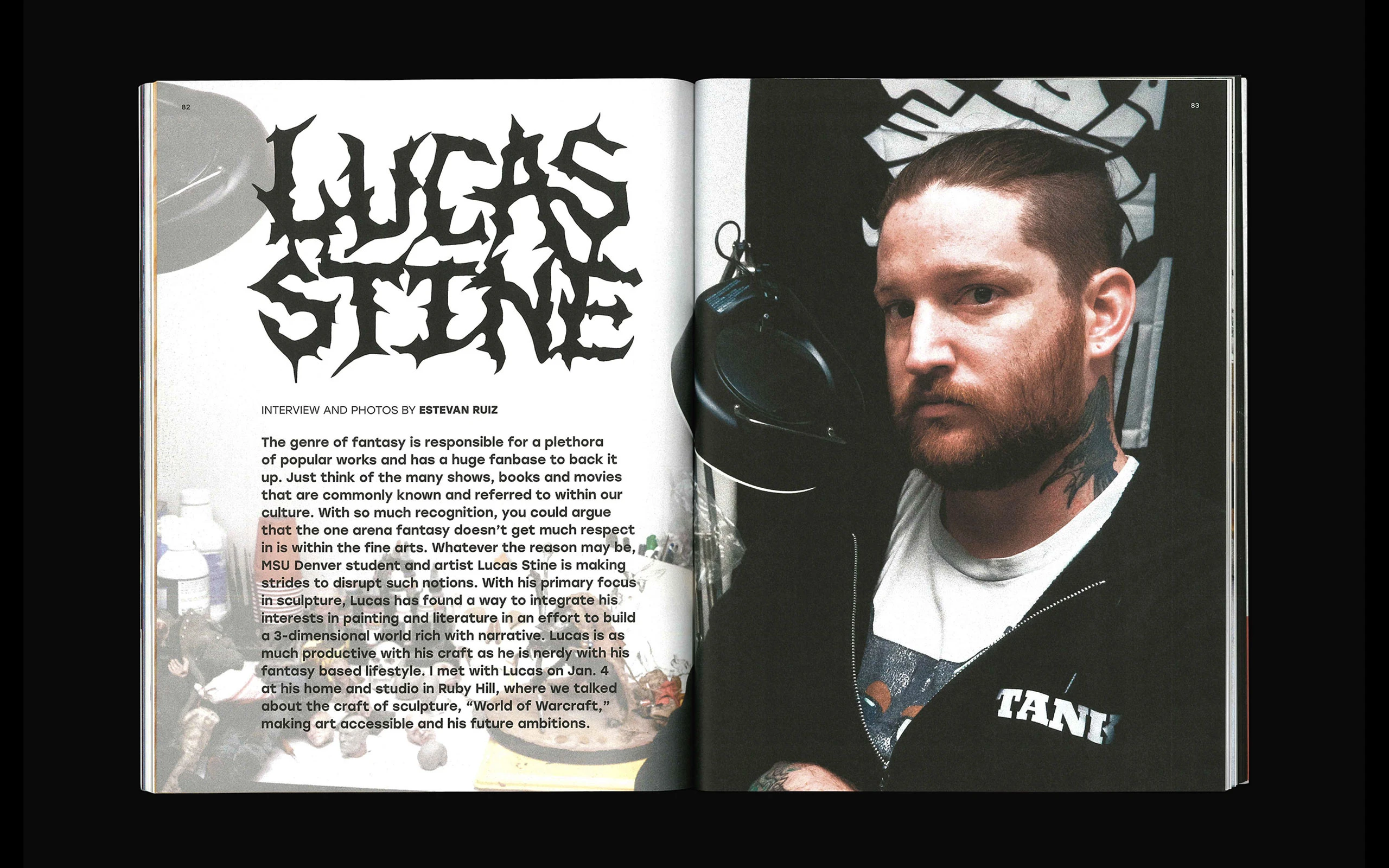 Seventh spread of issue two, March, 2019