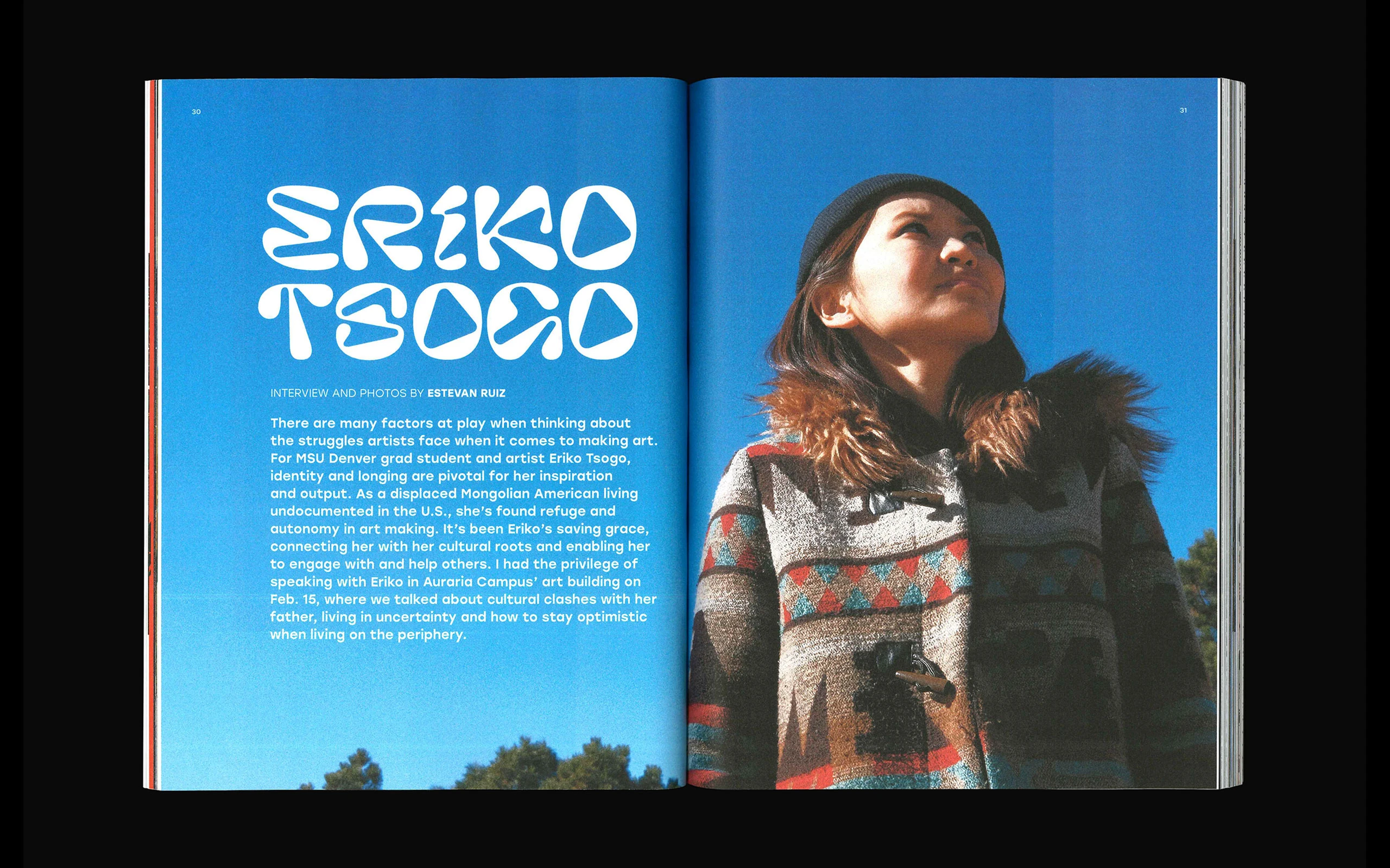 Fifth spread of issue three, July, 2019